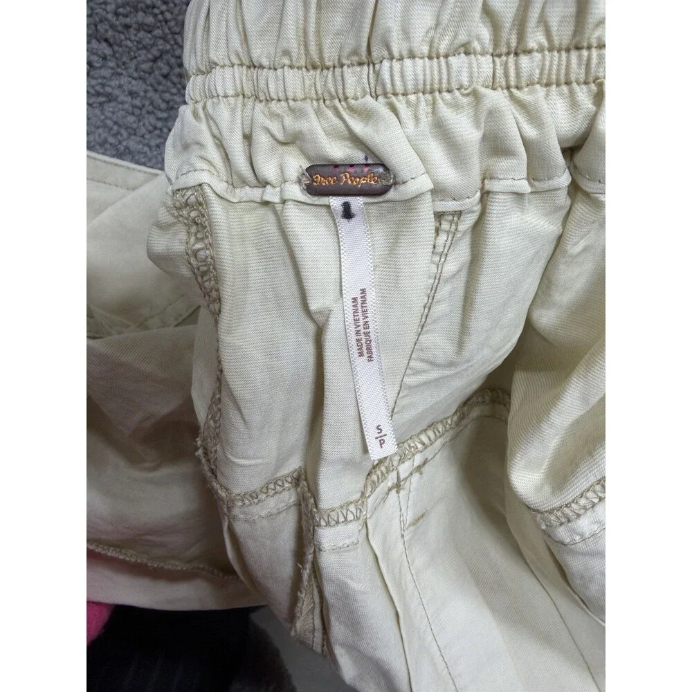Free People Maxi Skirt Beige Rough Riding Preppy Retro Boho Vacay Small New